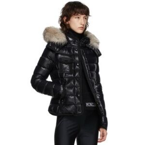 Like New Moncler Armoise Black Puffer Jacket Size 2
